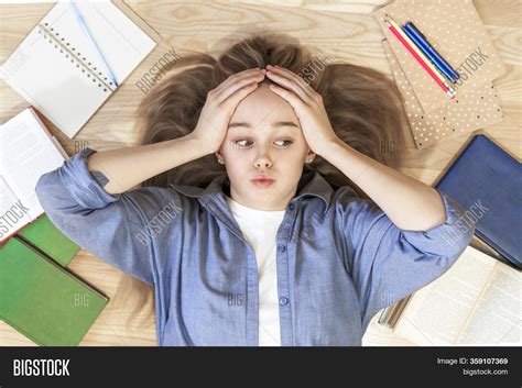 Stressed College Image And Photo Free Trial Bigstock