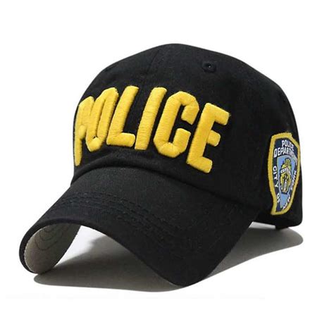 2 Style Embroidery Police Fbi Letter Baseball Cap Snapback Hats For
