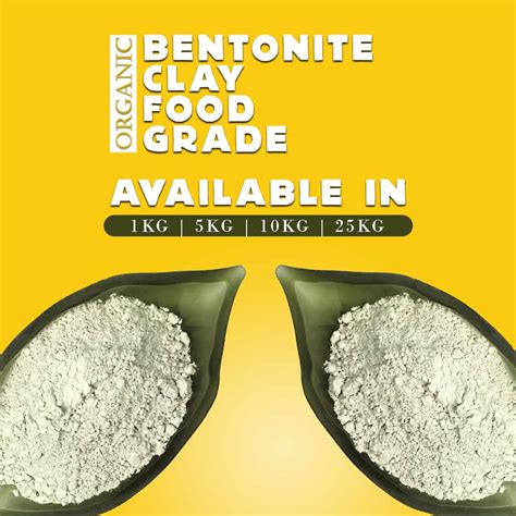 Organic Bentonite Clay Food Grade Private Label Food Manufacturing