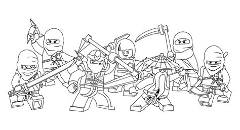 Lego Ninjago Printable Coloring Pages Free Coloring Pages Coloring Home