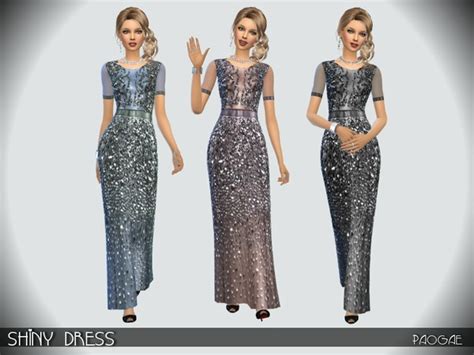 Shiny Dress By Paogae At Tsr Sims 4 Updates