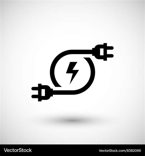 Electricity Icon Symbol Royalty Free Vector Image
