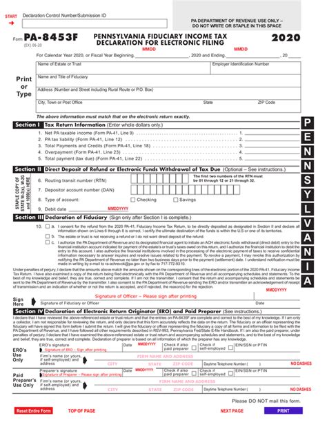 Fill Free Fillable Forms For The State Of Pennsylvania