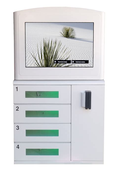 Wall Mounted Charging Kiosk With Lockers Veloxity