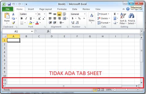 Menampilkan Sheet Di Excel Imagesee