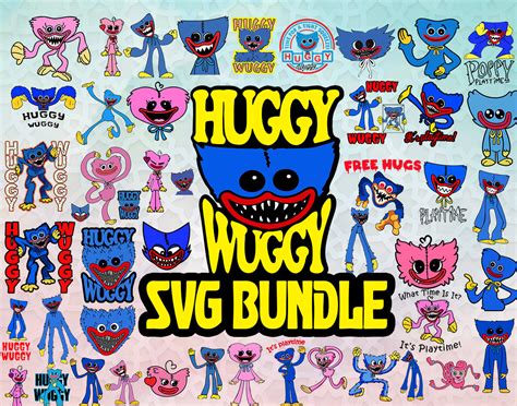 Gaming Svg Bundle Huggy Wuggy Svg Kissy Missy Fnf Poppy - Etsy Canada