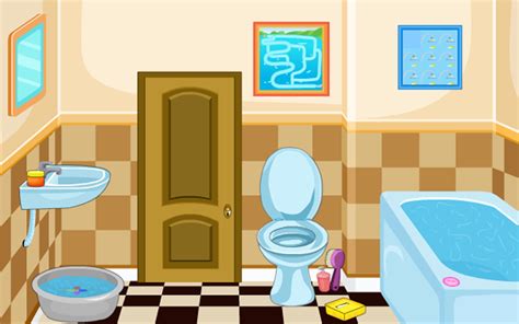 Cartoons Dirty Bathrooms Illustration Dirty Toilet Covered Grime Stock