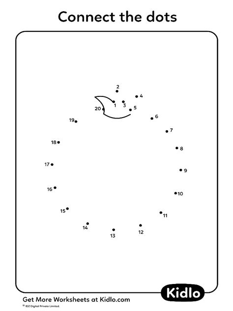 Connect The Dots 1 20 Activity Worksheet 17