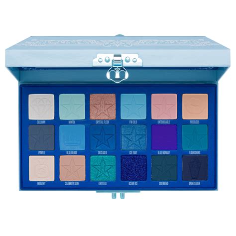 Jeffree star's blue blood palette. Jeffree Star Cosmetics Blue Blood Eyeshadow Palette ...