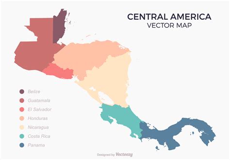 Mapa Centroamerica Vectores Iconos Gráficos y Fondos para Descargar