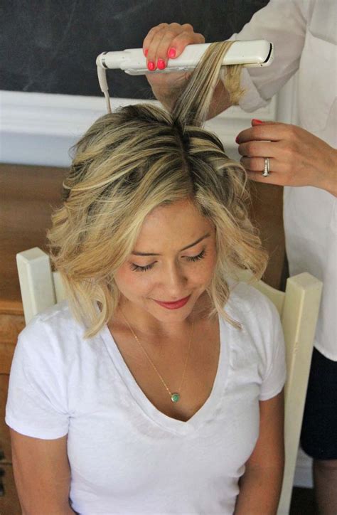 Having straight hair through natural methods does not harm hair. curling short hair | Hair | Pinterest | Beach waves, Love ...