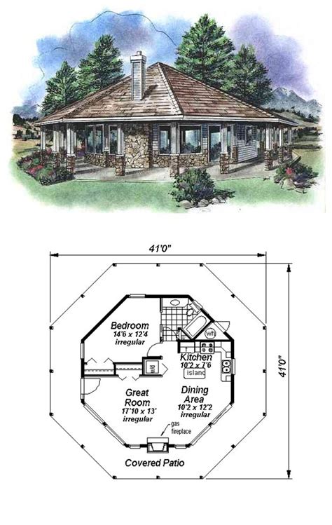 COOL House Plan ID: chp-14581 | Total living area: 695 sq ...