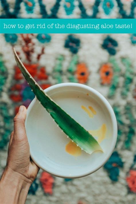 Having a constant salty taste in your mouth can make many foods and beverages taste like salt. How To Get Rid Of Disgusting Aloe Taste And Finally Enjoy ...