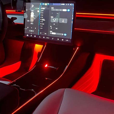 Belsee Tesla Model Y Ambient Lighting Kit Interior Led Lights