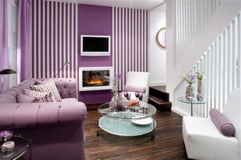20 Dazzling Purple Living Room Designs Rilane
