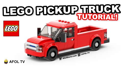 Lego Pickup Truck Tutorial Instructions Youtube