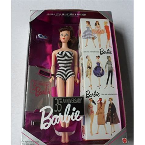 barbie 35th anniversary special edition reproduction of original 1959 barbie doll and package