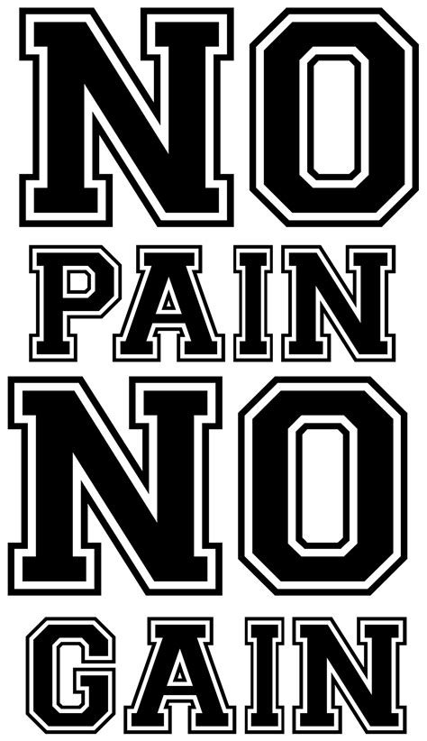 / no pain no gain motivation quotes. BD110 - No Pain No Gain | Bely.ca Customized T-Shirt ...