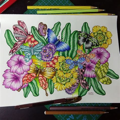 Pin On Exotic Kingdom An Inspiring Coloring Book By Marty