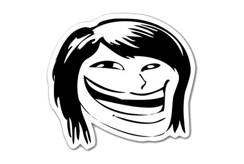 Trollface Girl Png Transparent Image Png Mart