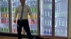 Good quality commercial display freezer, upright beverage cooler for supermarket