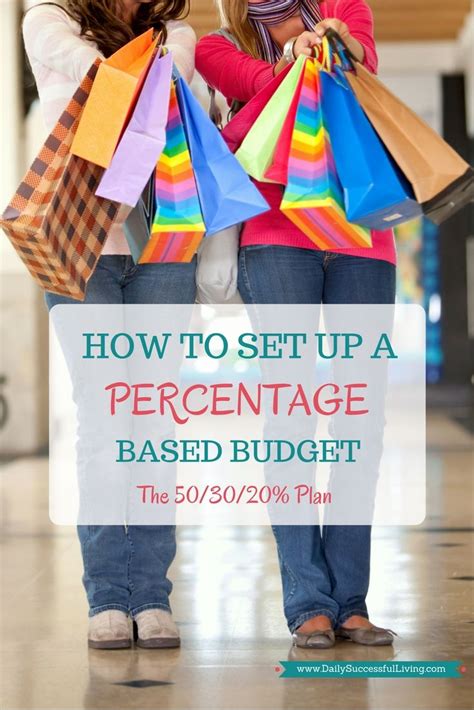 How To Set Up A Percentage Based Budget The 50 30 20 Plan