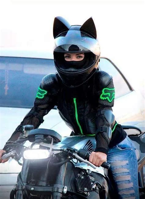 Just peel it and stick it. Cat Ear Motorcycle Helmets | Cool motorcycle helmets ...