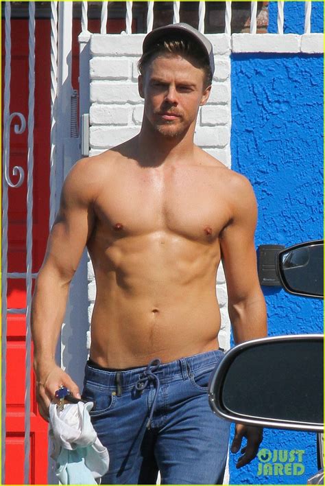 Derek Hough Goes Shirtless After DWTS Practice Photo 3463757