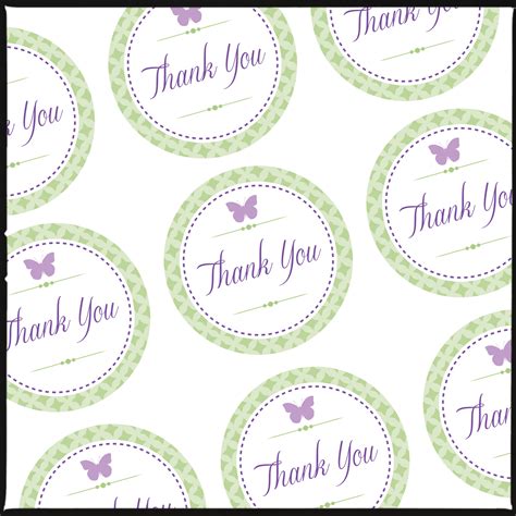 From special mailings and scrapbooking to kids' activities and diy. Thank You Label Template | printable label templates