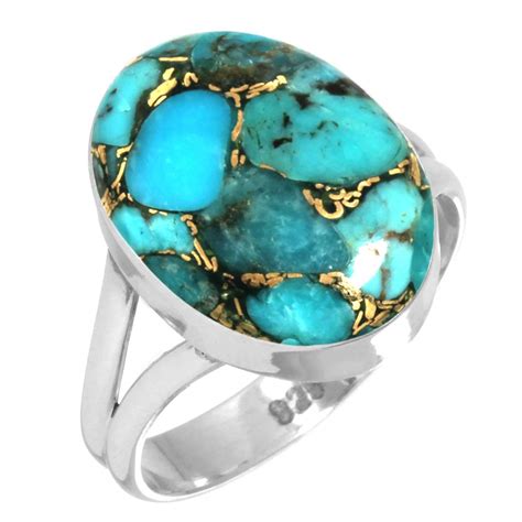 Jeweloporium Solid 925 Sterling Silver Gemstone Handmade Ring For Women