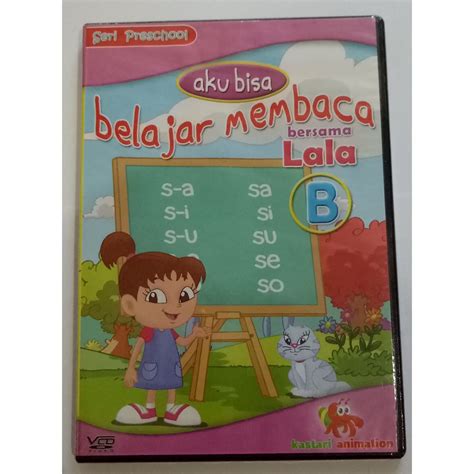 Jual Vcd Edukasi Anak Original Belajar Membaca Bersama Lala Seri B By