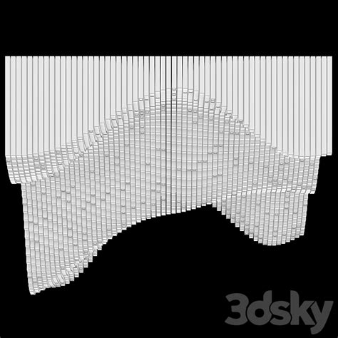 Parametric Ceiling With Lights Other Decorative Objects 3d Model