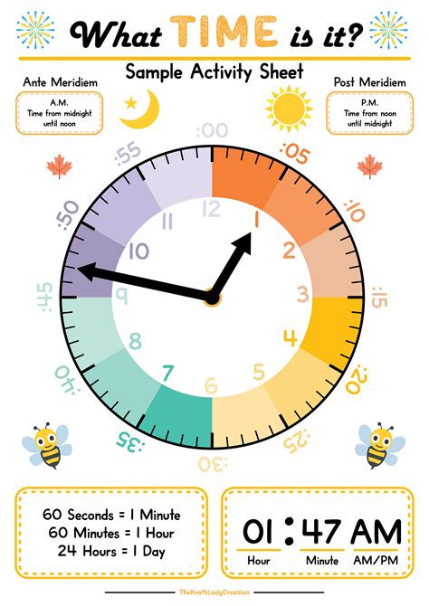 Learn To Tell Time Telling Time Poster What Time Is It Etsy Uk