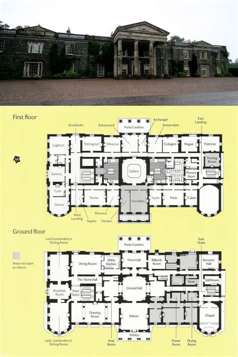 Mount Stewart House Floor Plans Mansion Floor Plan Victorian House