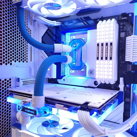 finished my friend s white blue pc r pcmasterrace