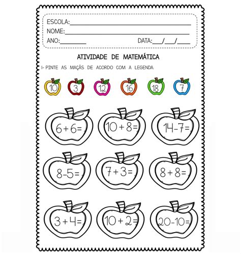 Atividade De Matematica 4 Ano Adição E Subtração Problemas