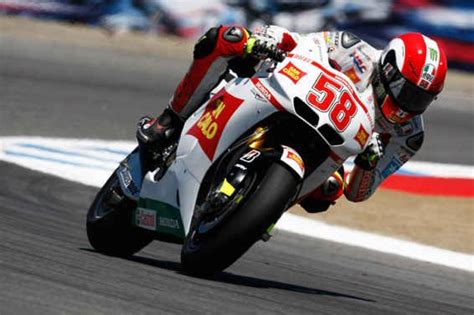 Italian rider marco simoncelli has died after a horrific crash at the malaysian motogp in sepang. Marco Simoncelli on his San Carlo Honda Gresini RC212V at ...