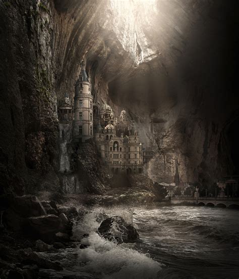 Castle In The Cave Rare Digital Artwork Makersplace