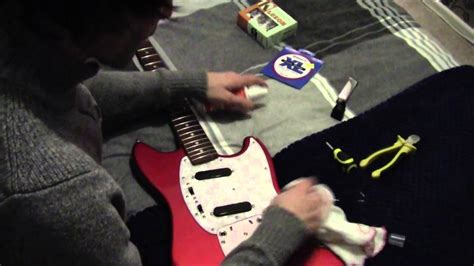 Fender Mustang Setup And Change The Tuners To Vintage Klusons Youtube