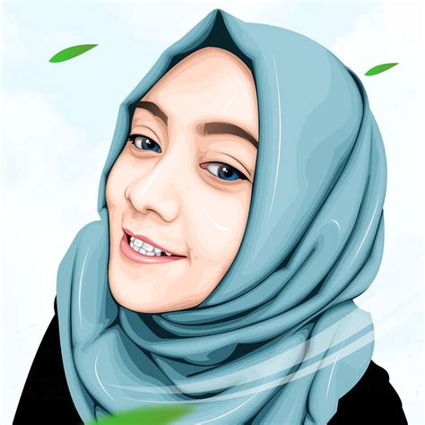 Vector Cewek Hijab By Saputraadi Data Corel