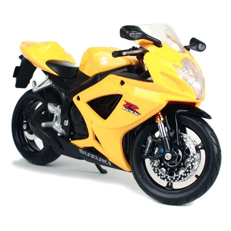 Buy Maisto 112 Gsx R600 Yellow Motorcycle Diecast For