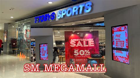 Tobys Sports Anniversary Sale Sm Megamall Until August 312022 Youtube