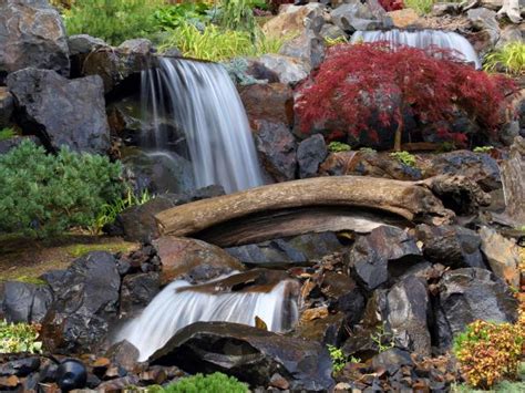 Small backyard waterfall los angeles enviroscape la. Backyard Waterfalls and Landscaping Ideas | HGTV