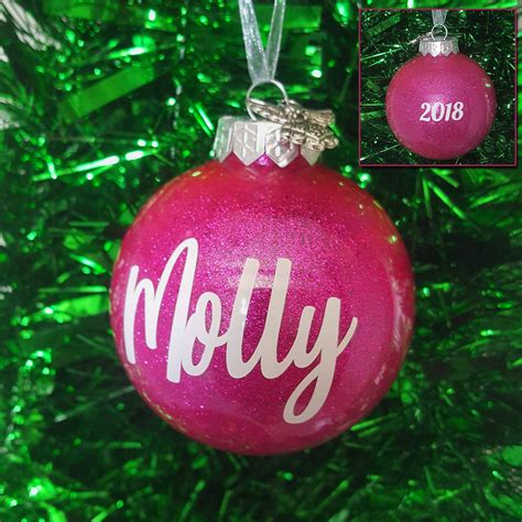 Personalised Name Christmas Ornament Felt