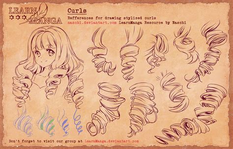 Hair is a very complex subject to draw, because it's like a substance that can take many shapes and forms. Learn Manga by Naschi on DeviantArt