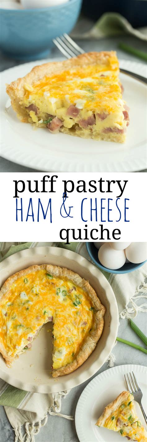Puff Pastry Makes This Ham And Cheese Quiche So Easy No