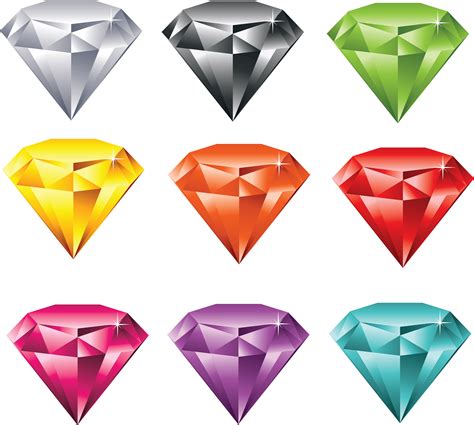 Download Color Diamonds Png Images Hq Png Image In Different Resolution
