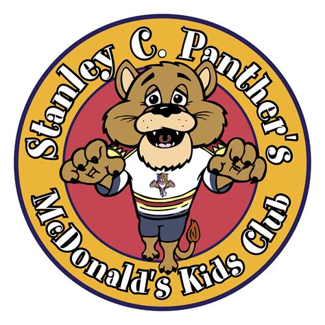 The carolina panthers are a professional american football team based in charlotte, north carolina. McDonald's & Florida Panthers Kids Club Logo PNG Transparent & SVG Vector - Freebie Supply