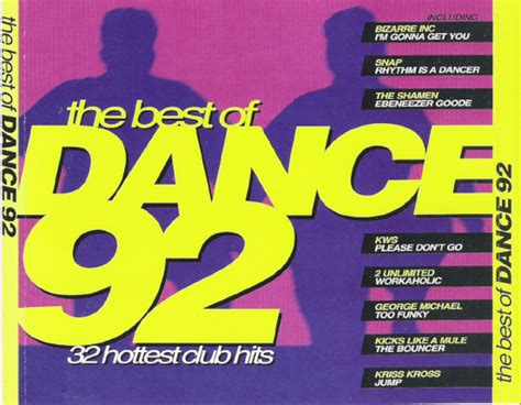 The Best Of Dance 92 1992 Cd Discogs