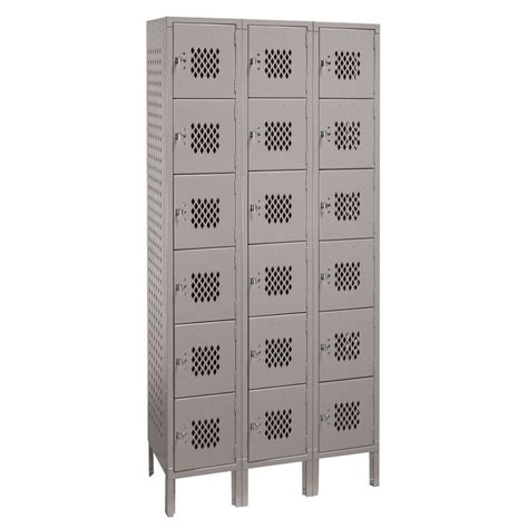 53623dp Ventilated Locker Six Tier 3 Wide Vented Lockers Lyon